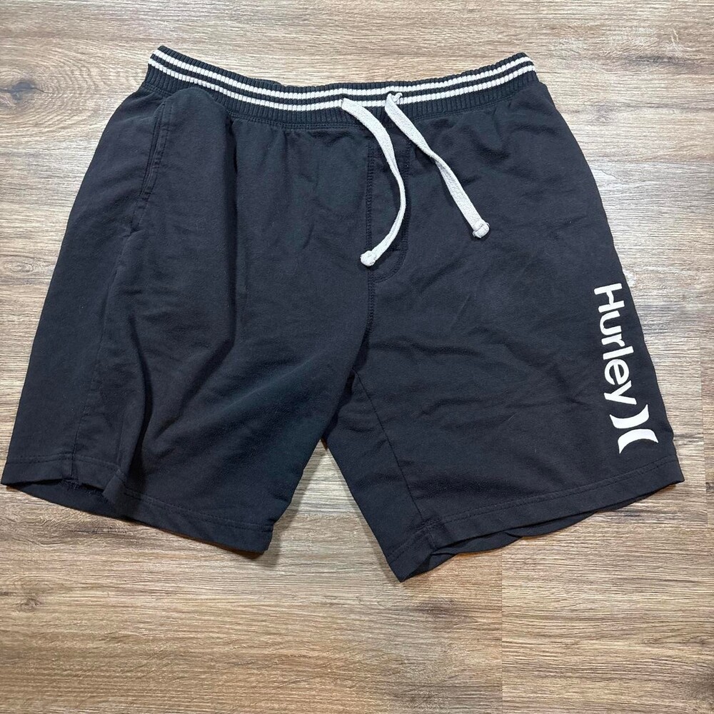 Hurley Men's Black Swim-briefs-shorts